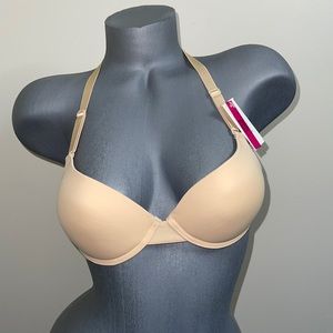 PUSH UP LIGHT PADDED DEMI T-SHIRT UNDERWIRE BRA ADJUSTABLE SHOULDER STRAPS. NWT